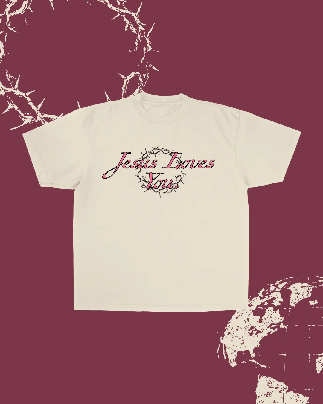 "Take Heart" Tee sold by Jesus Loves You product image thumbnail 4