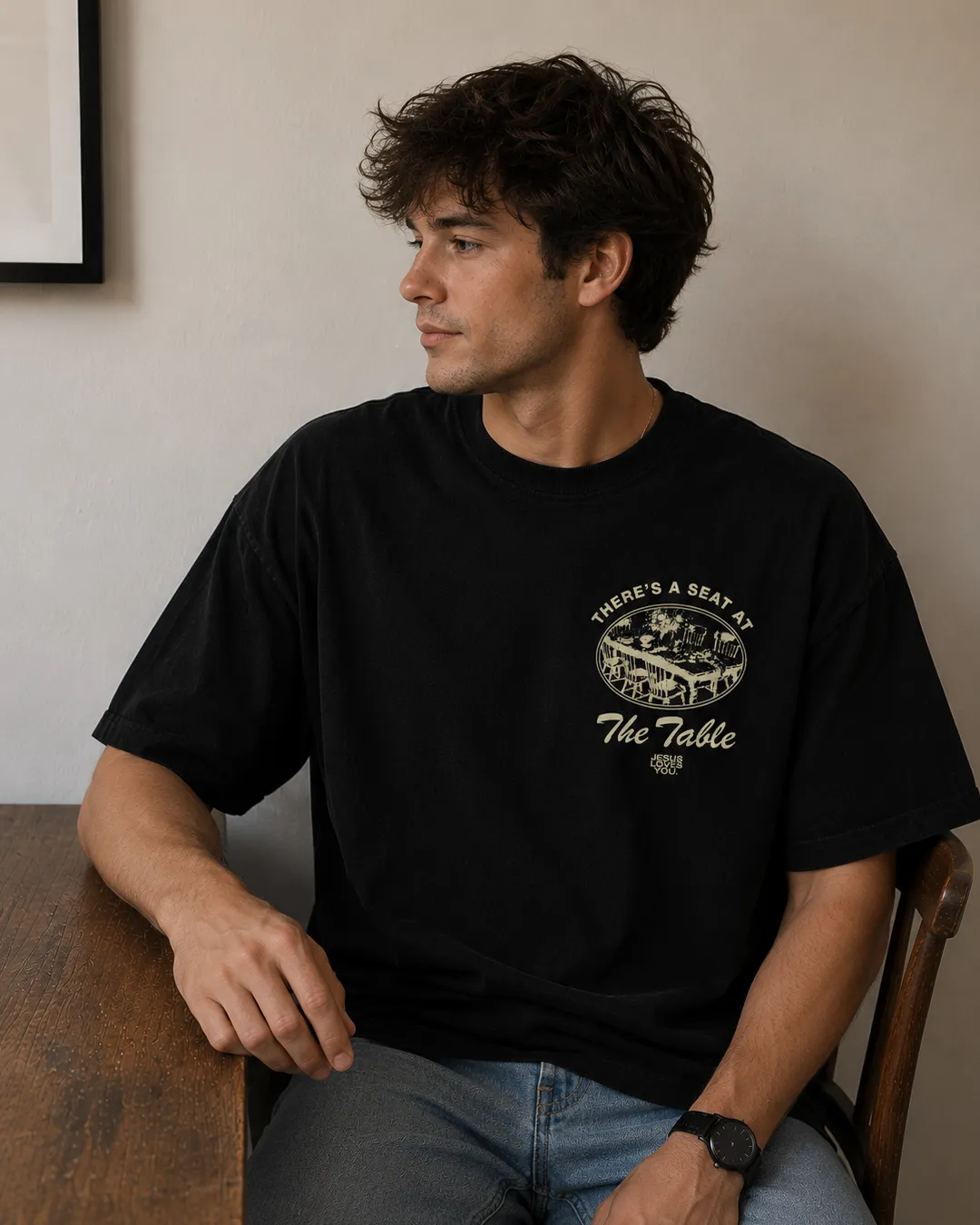 NEW || "There's A Seat At The Table" Tee sold by Jesus Loves You product image thumbnail 4