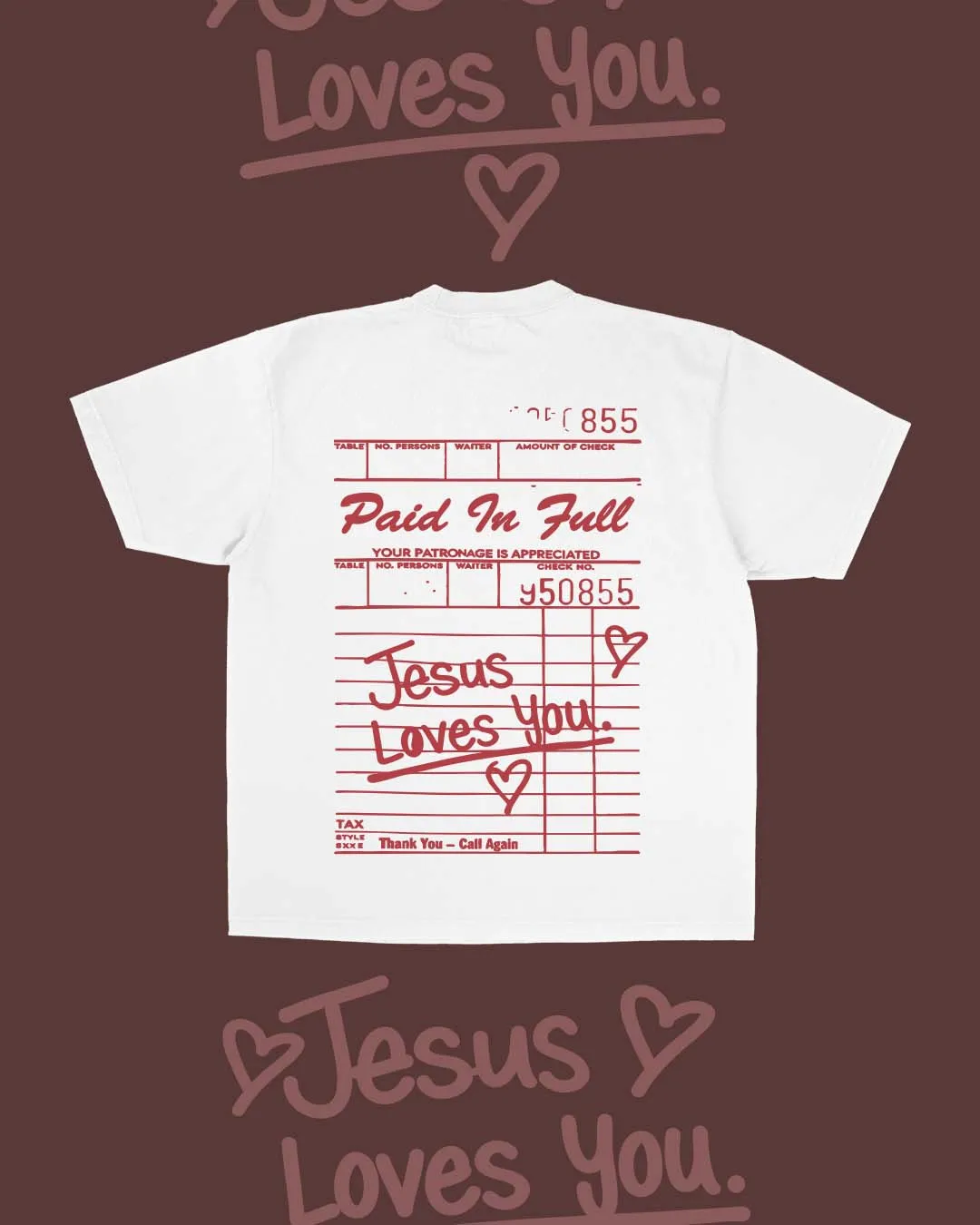 NEW || "Paid In Full" Tee sold by Jesus Loves You product image thumbnail 3