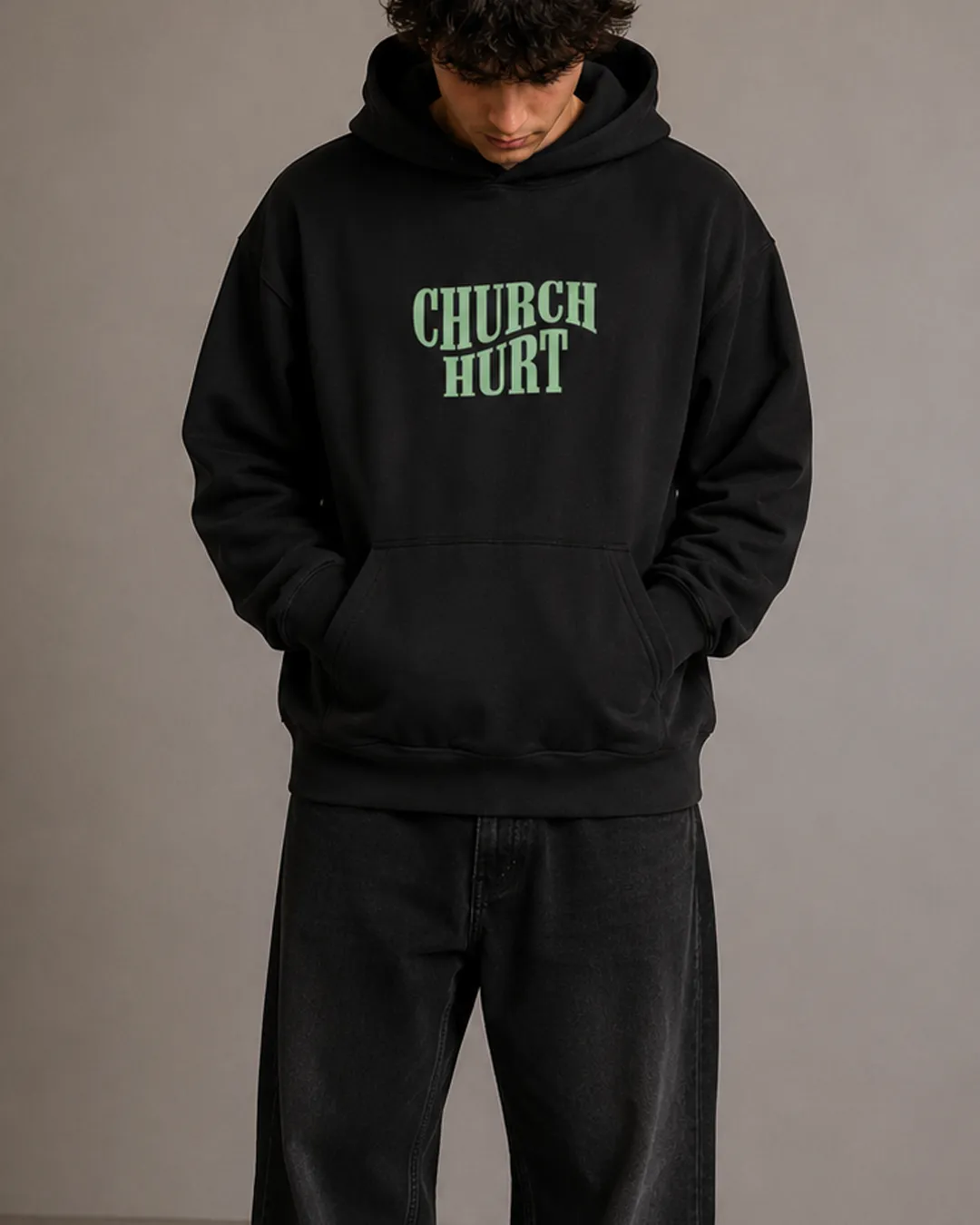 "Church Hurt Collection" || Statement Hoodie sold by Jesus Loves You product image thumbnail 4