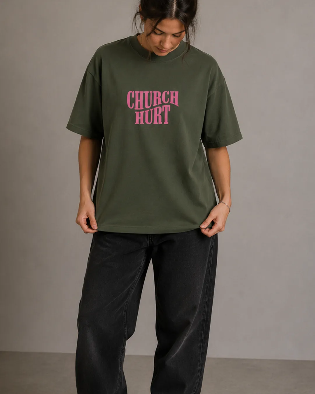 "Church Hurt Collection" || Statement Tee sold by Jesus Loves You product image thumbnail 4