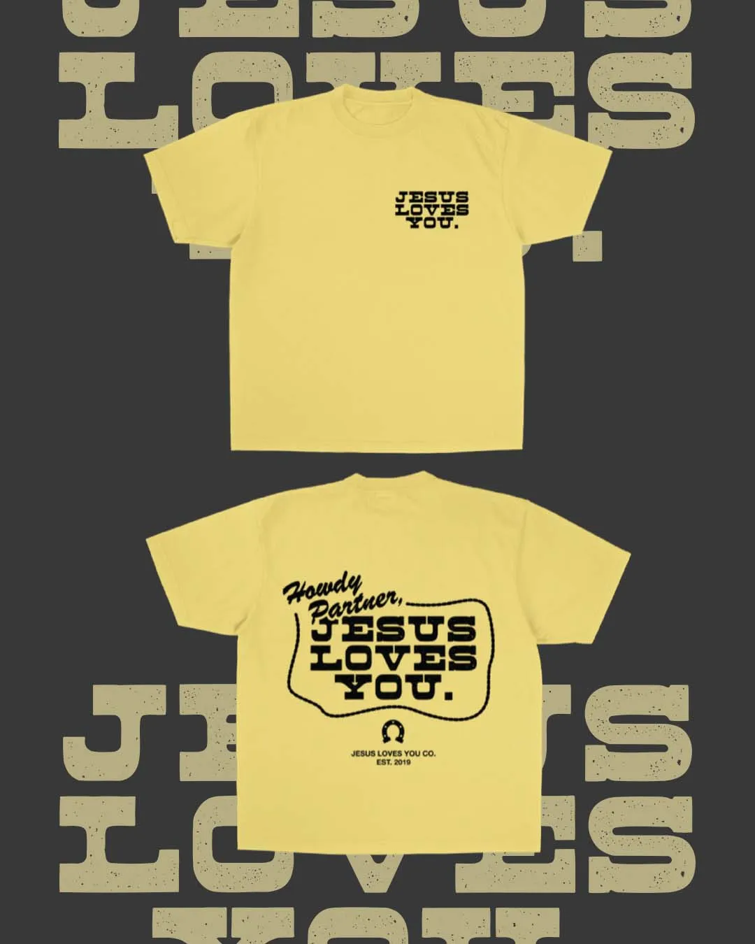 "The Cowboy" Tee - Only Large Left! sold by Jesus Loves You