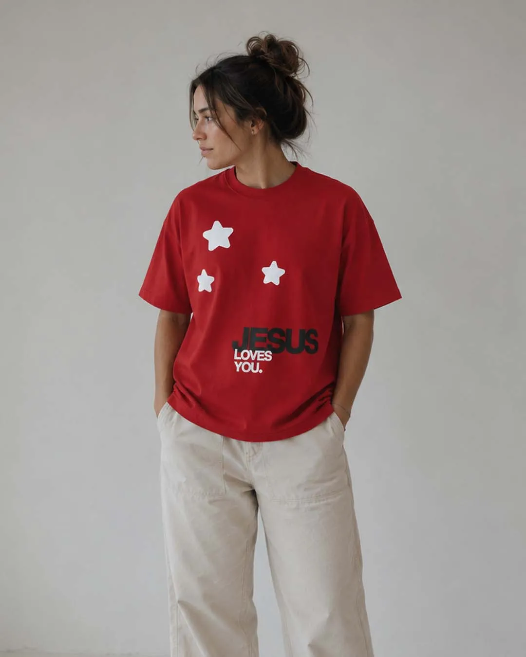 "Puff Stars" Tee sold by Jesus Loves You product image thumbnail 2