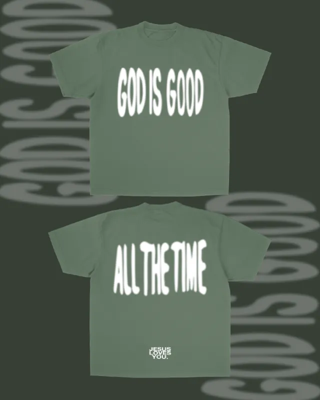 LMTD || "God Is Good" 9.5 Oz. Max Heavyweight Tee made by Jesus Loves You