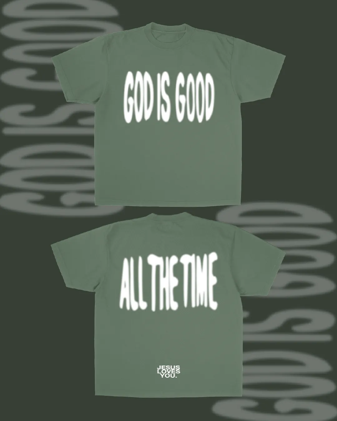 LMTD || "God Is Good" 9 Oz. Max Heavyweight Tee sold by Jesus Loves You