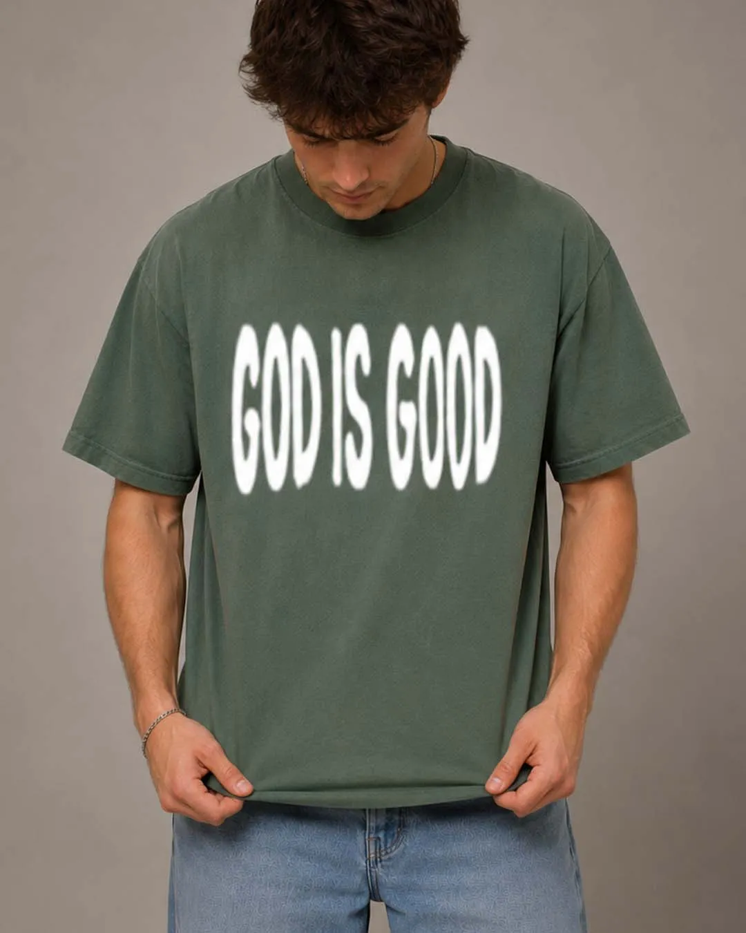 LMTD || "God Is Good" 9 Oz. Max Heavyweight Tee sold by Jesus Loves You product image thumbnail 2