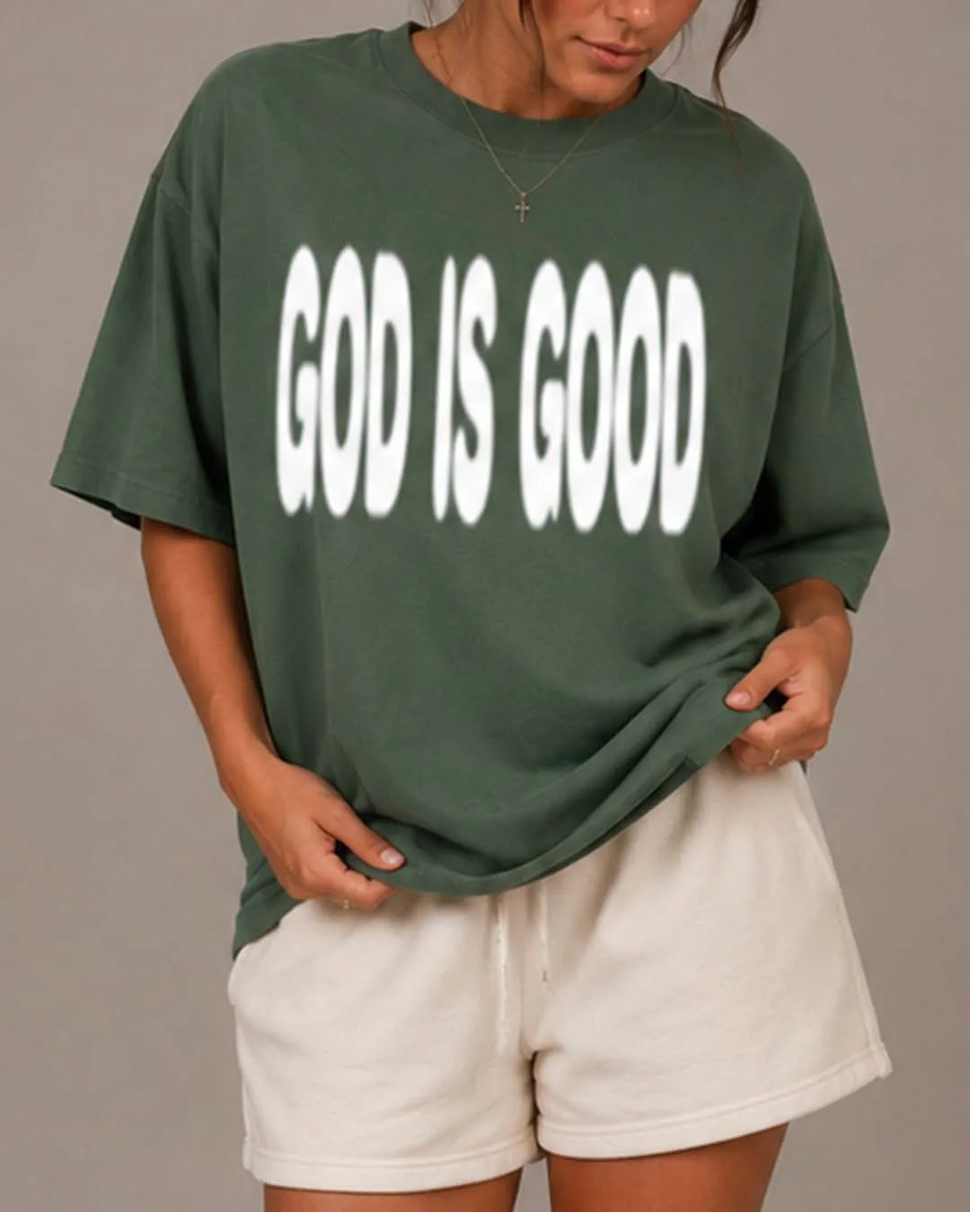 LMTD || "God Is Good" 9 Oz. Max Heavyweight Tee sold by Jesus Loves You product image thumbnail 4