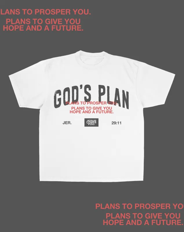 NEW || "God's Plan" Tee made by Jesus Loves You