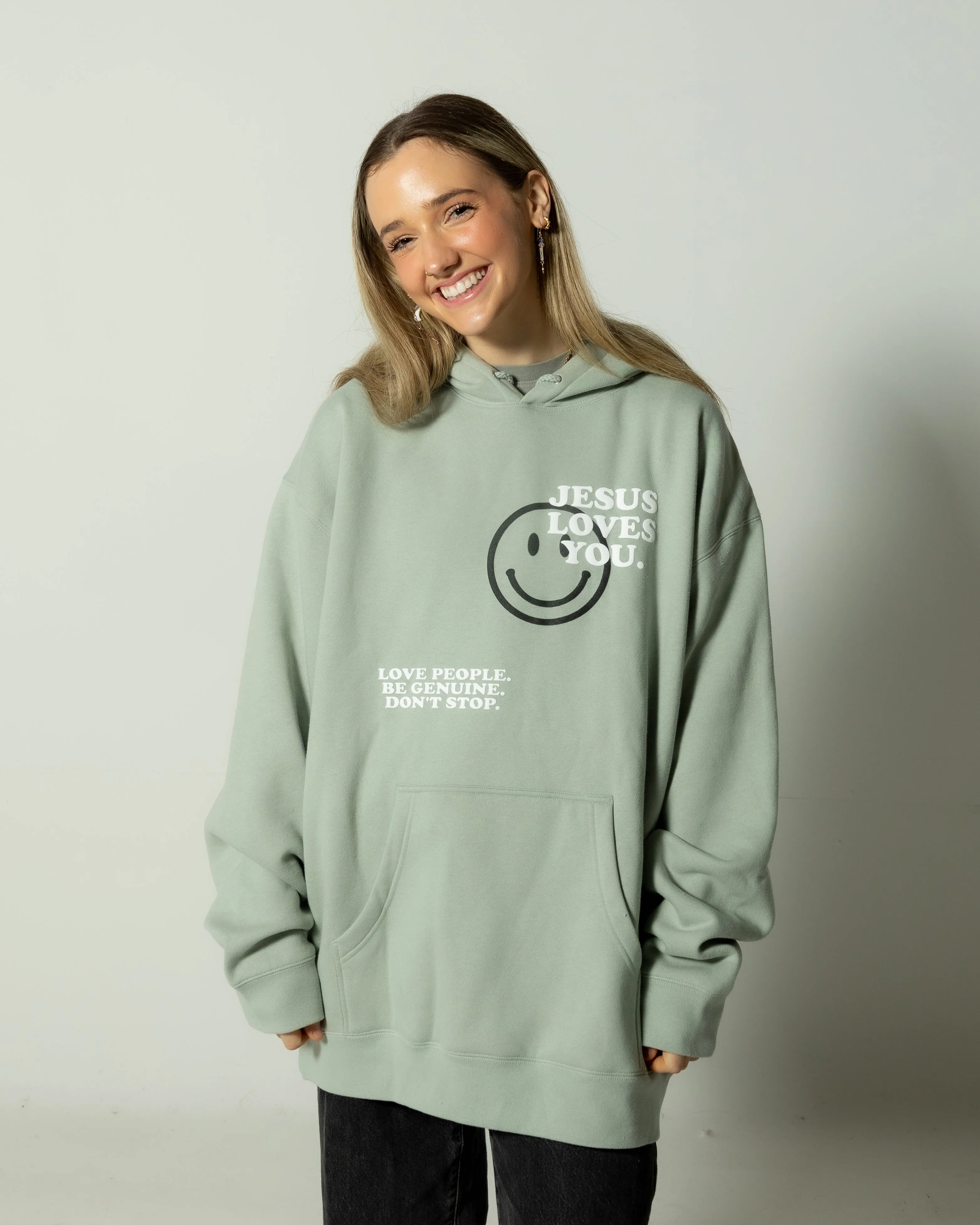Sage Resolution Hoodie sold by Jesus Loves You product image thumbnail 3