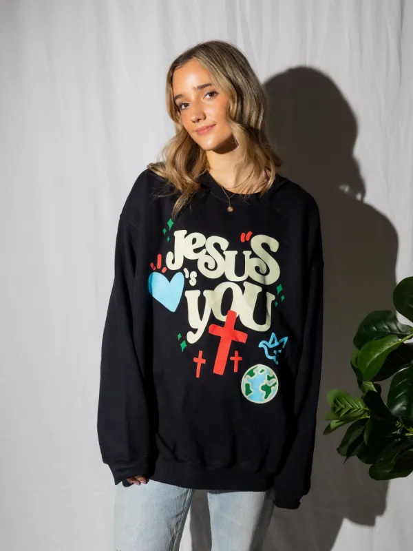 "World's Greatest Love Story" Crewneck sold by Jesus Loves You