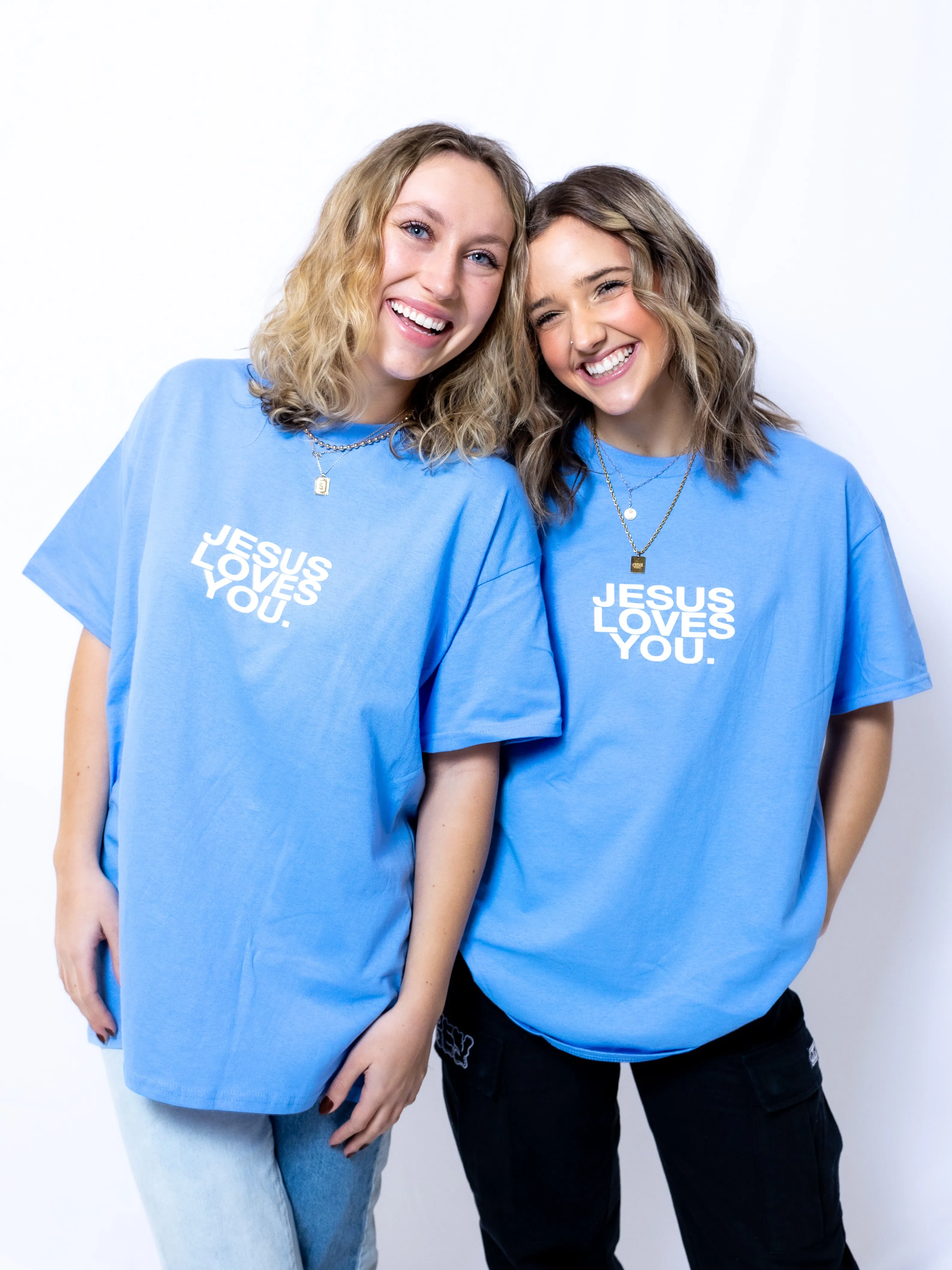 University Blue Logo Tee sold by Jesus Loves You