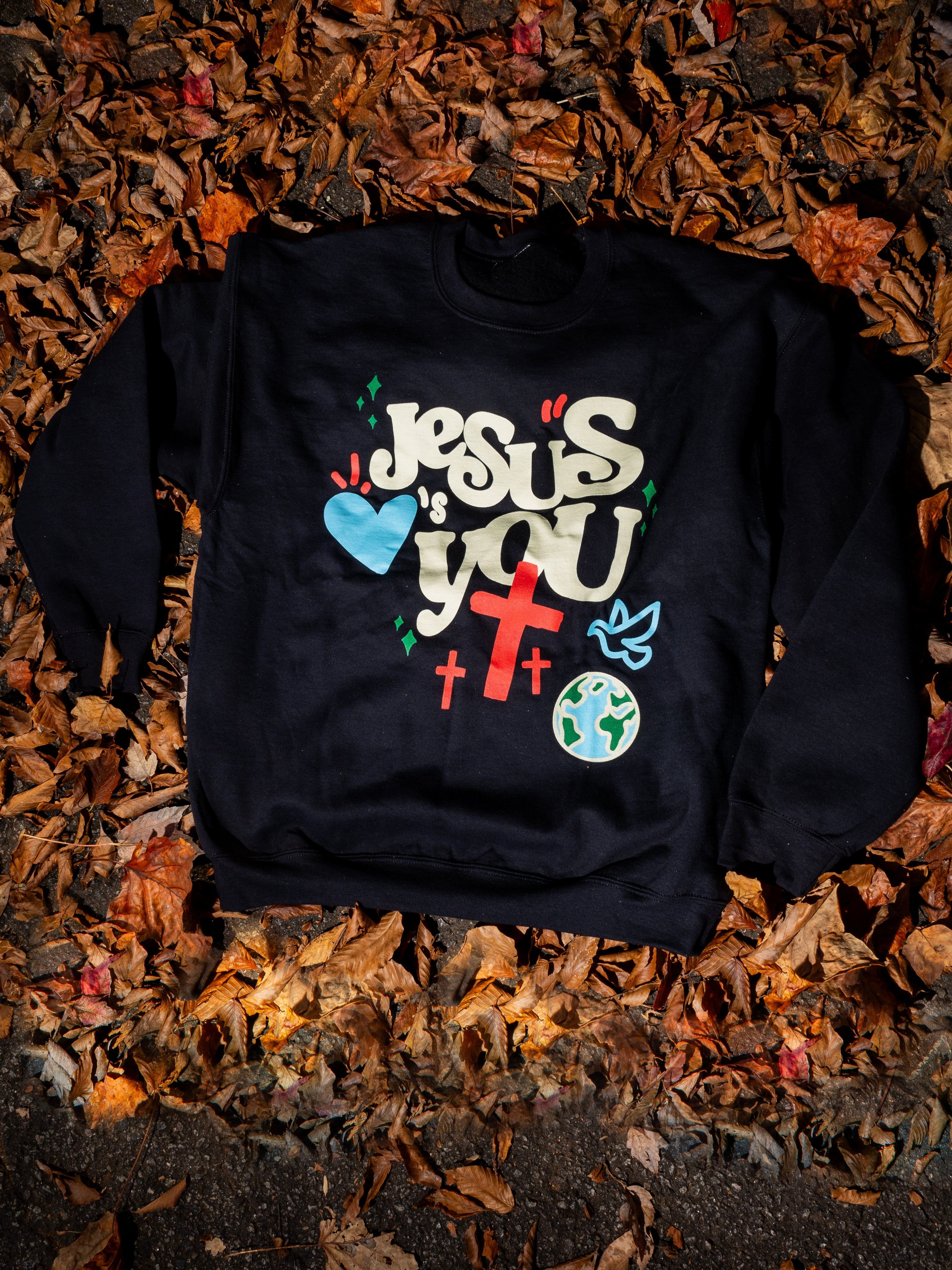 "World's Greatest Love Story" Crewneck sold by Jesus Loves You product image thumbnail 3