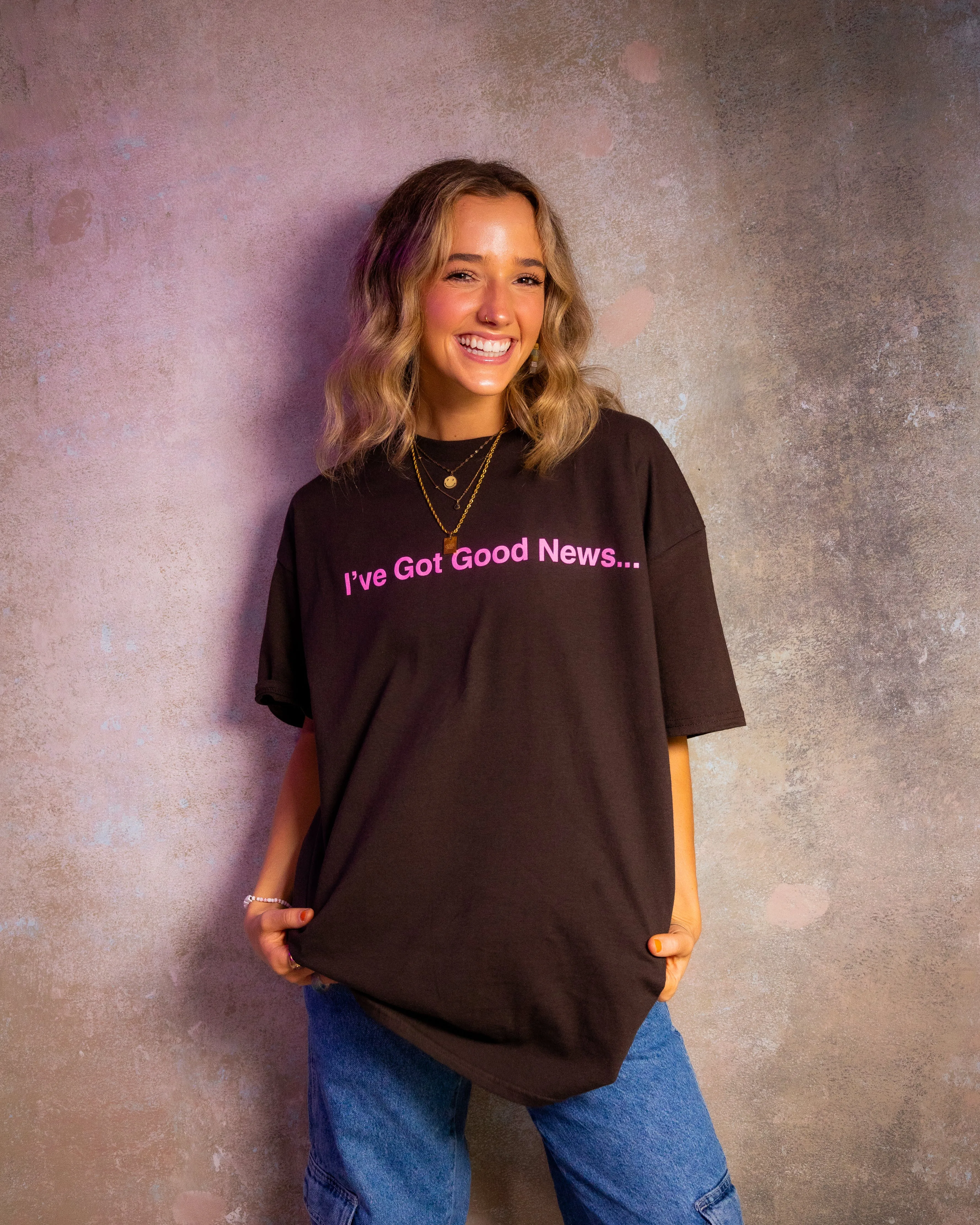 "I've Got Good News" Tee || Mocha Brown sold by Jesus Loves You