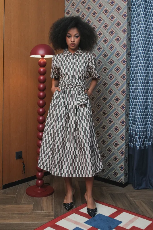 Bella Dress in Pink Pine sold by KYRRA