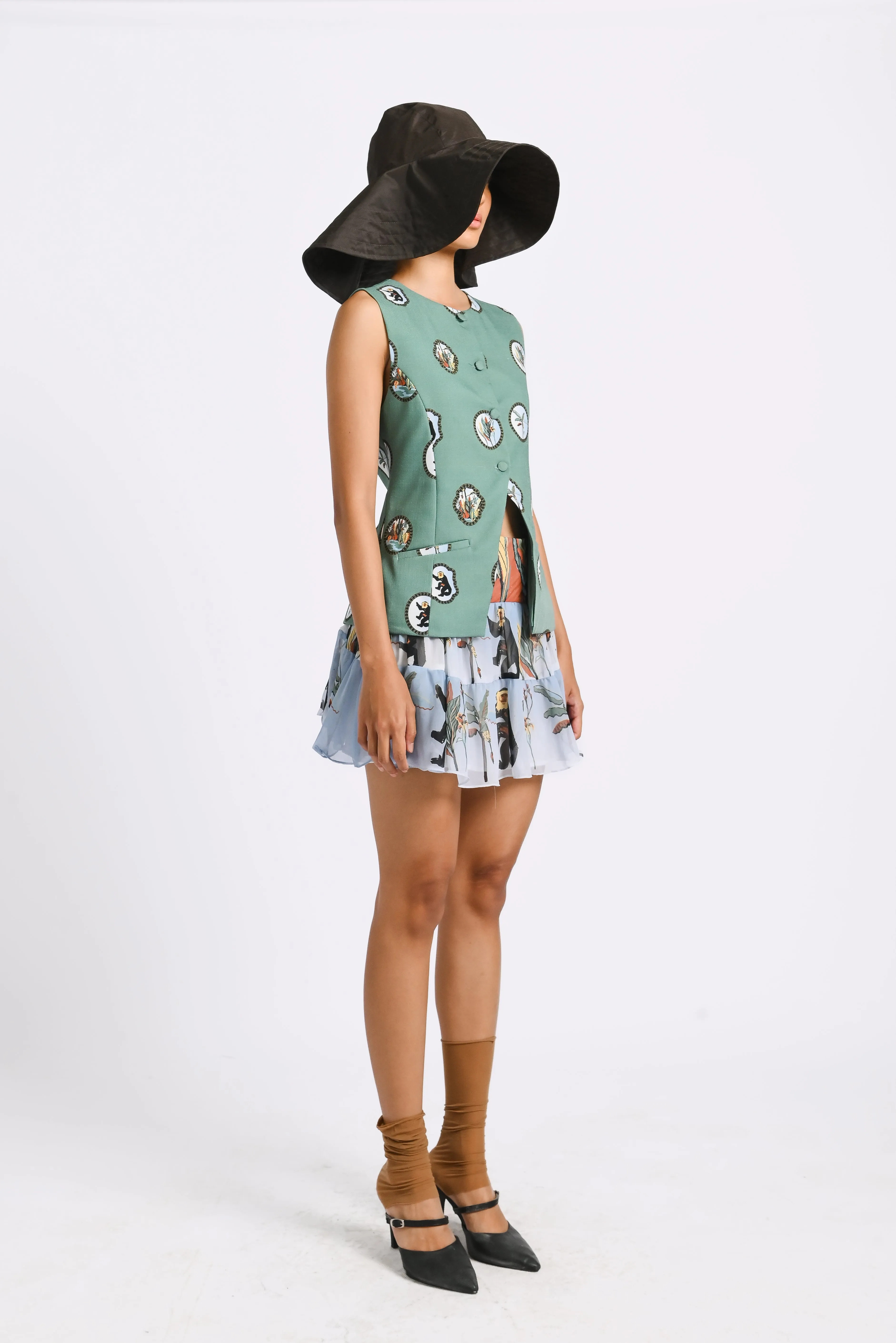 Kai Vest in Swamp Green sold by KYRRA product image thumbnail 3