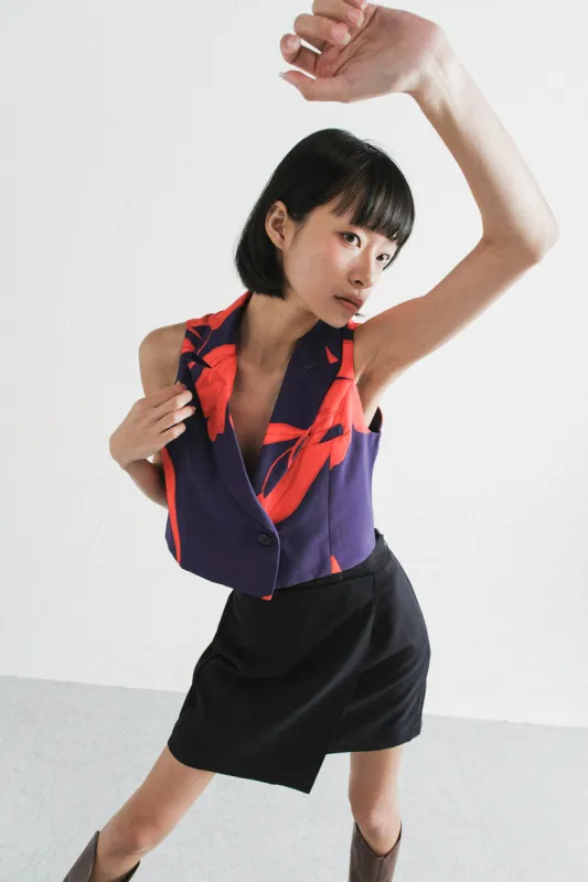 Jill Vest in Red Midnight made by KYRRA