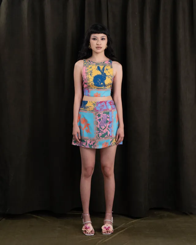 Corra Top in Rio Print made by KYRRA