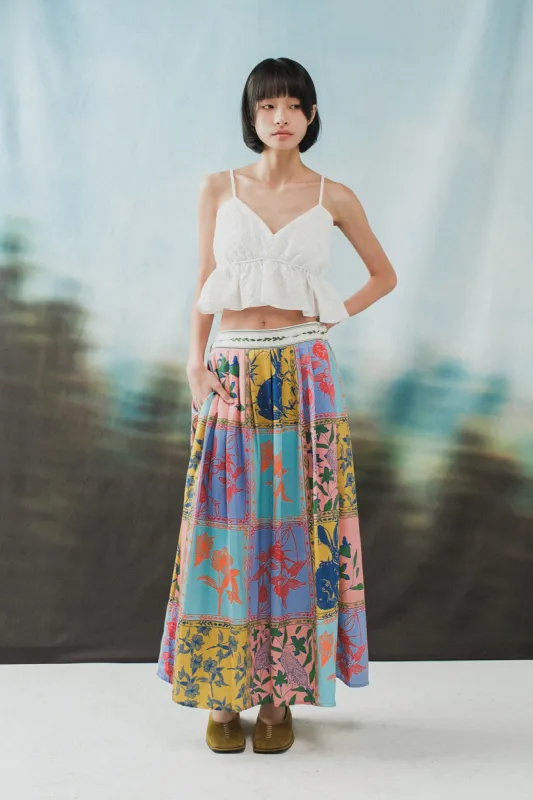 Bonito Midi Skirt in Rio Print sold by KYRRA