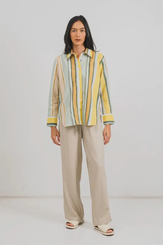 Manhattan Shirt in Jaune sold by KYRRA