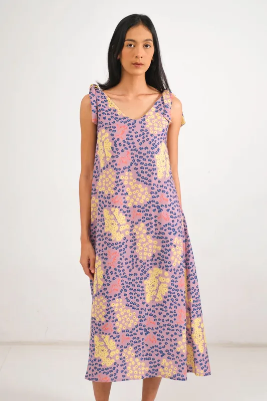 Nesia Dress in Violet sold by KYRRA