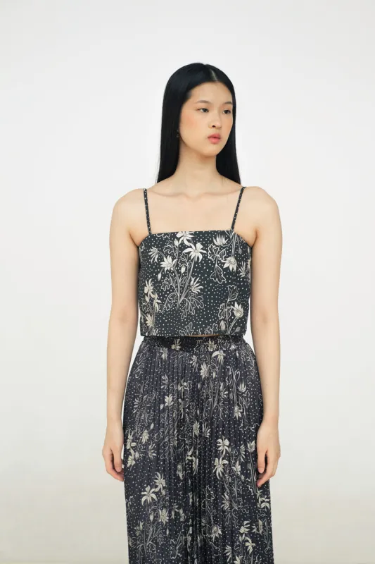 Ida Crop Top in Petunia sold by KYRRA