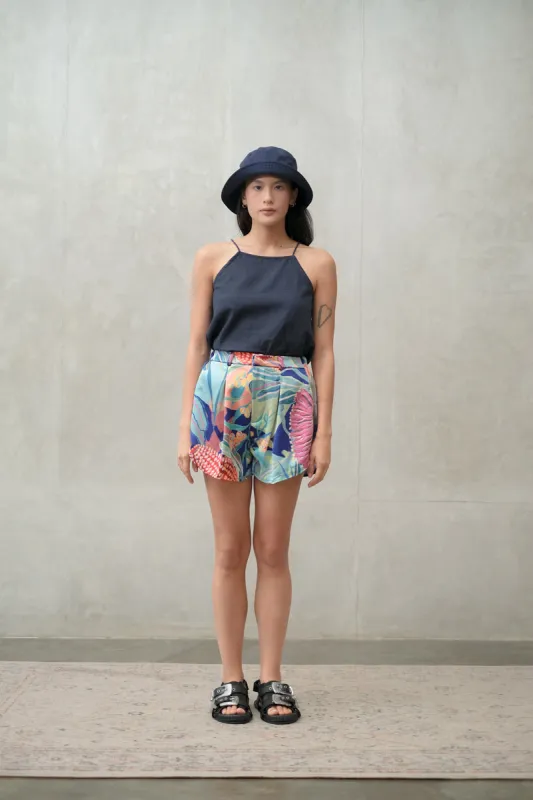 Elia Short in Persian Blue sold by KYRRA