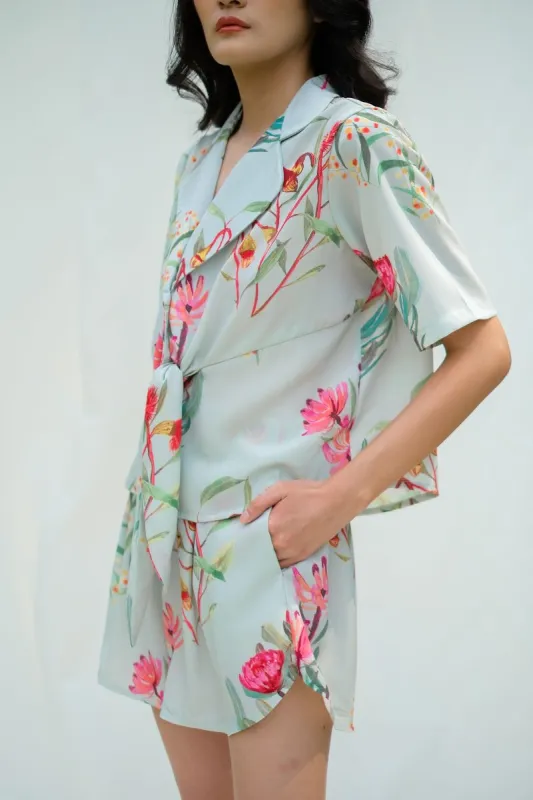 Elia Shorts in Pistachio sold by KYRRA