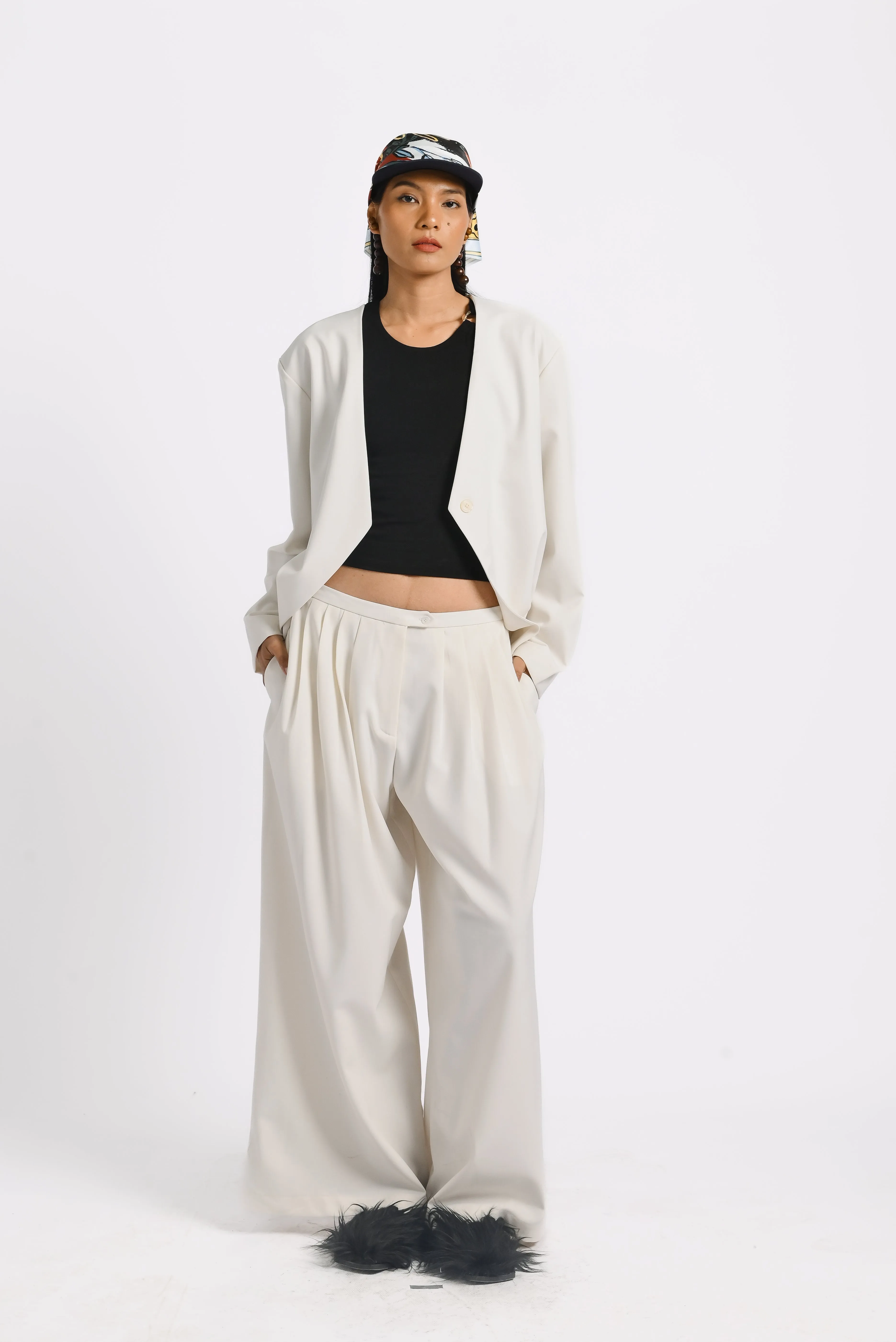 Kimo Pants in Bone White sold by KYRRA product image thumbnail 2