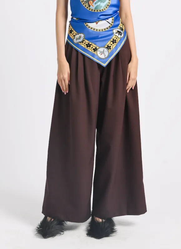 Kimo Pants in Pecan Brown sold by KYRRA