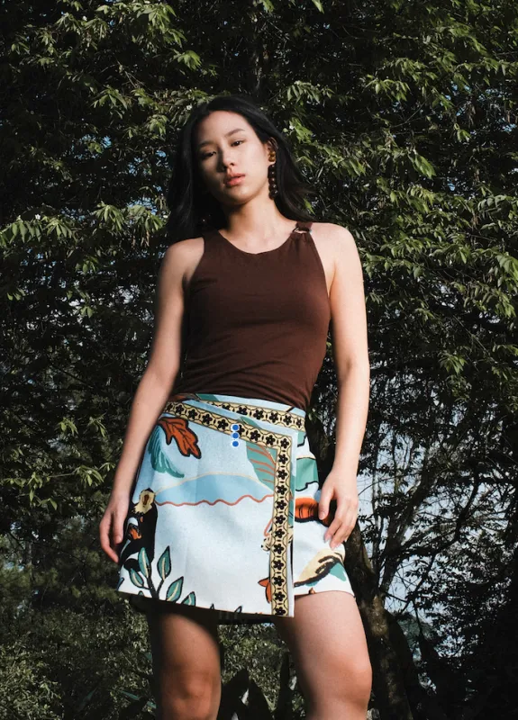 Azu Tanktop in Pecan Brown made by KYRRA