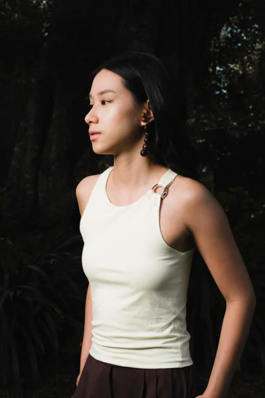 Azu Tanktop in Butter Yellow made by KYRRA