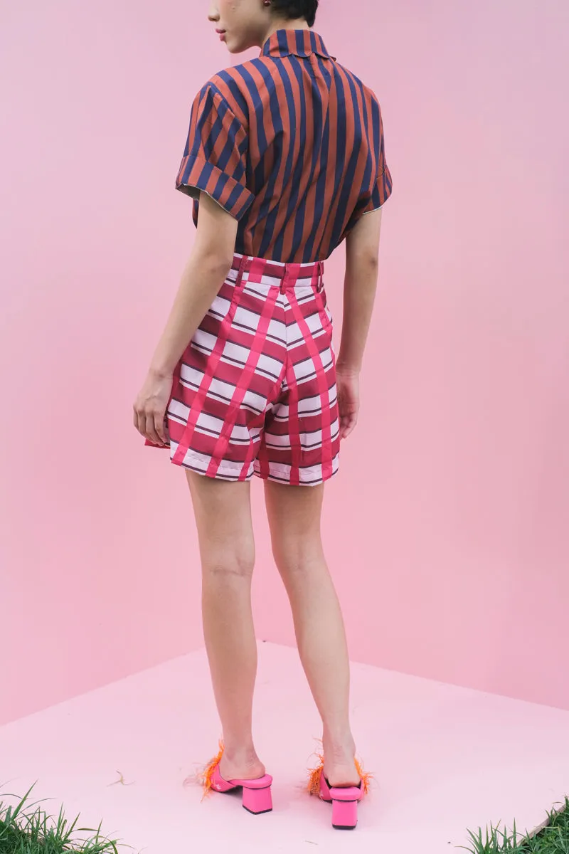 Brielle Shorts in Cherry sold by KYRRA product image thumbnail 5