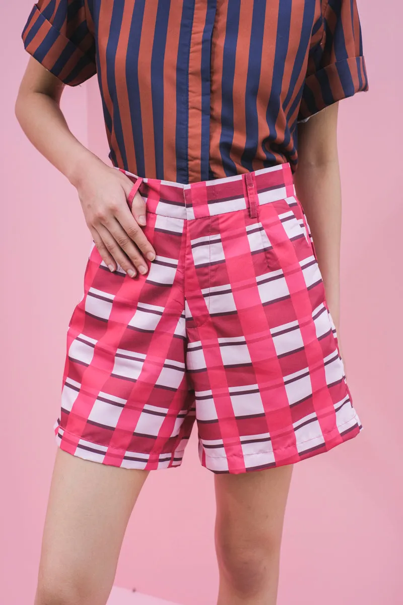 Brielle Shorts in Cherry sold by KYRRA