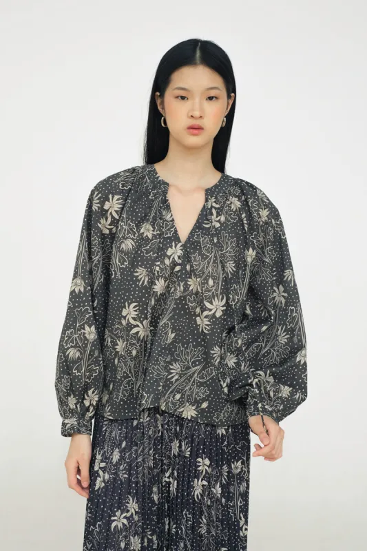 Maia Bohemian Top in Petunia sold by KYRRA