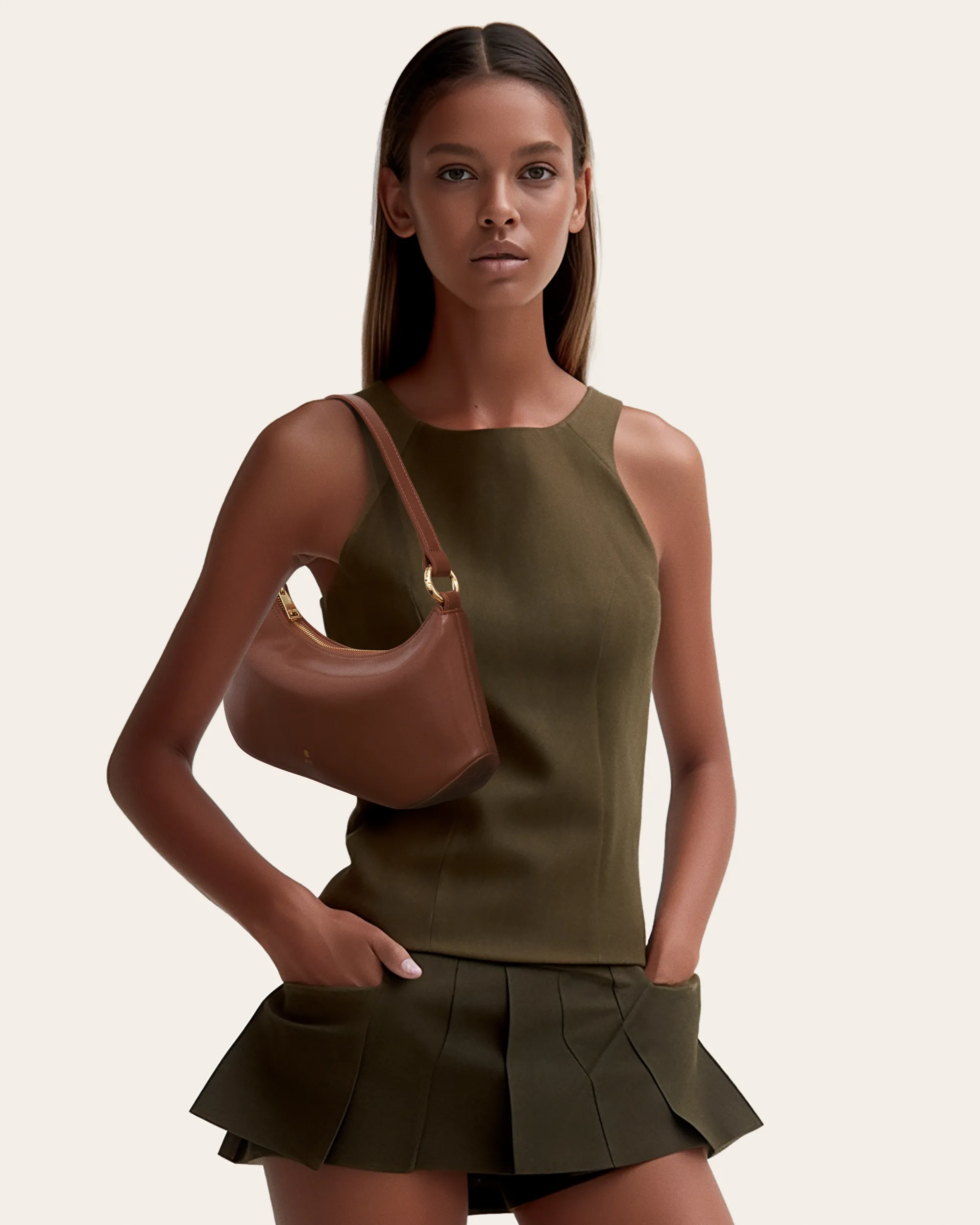 Lily Shoulder Bag - Brown sold by JW PEI product image thumbnail 2