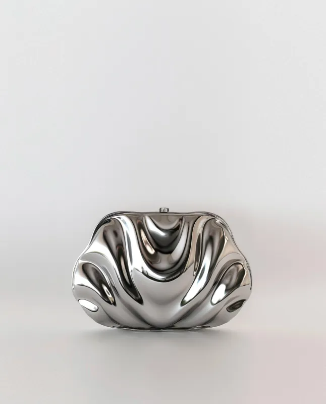 Metallic Crossbody Bag-Silver sold by JW PEI
