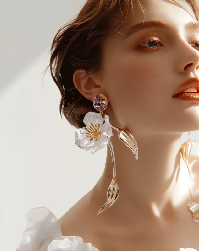 Lindsey Earrings - Silver sold by JW PEI