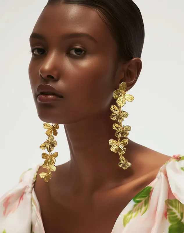Zariah Earrings - 18ct Gold Plated sold by JW PEI