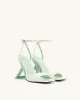 Hayden Triangle Wedge Sandals - Green sold by JW PEI