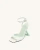 Hayden Triangle Wedge Sandals - Green sold by JW PEI