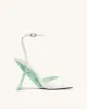 Hayden Triangle Wedge Sandals - Green sold by JW PEI