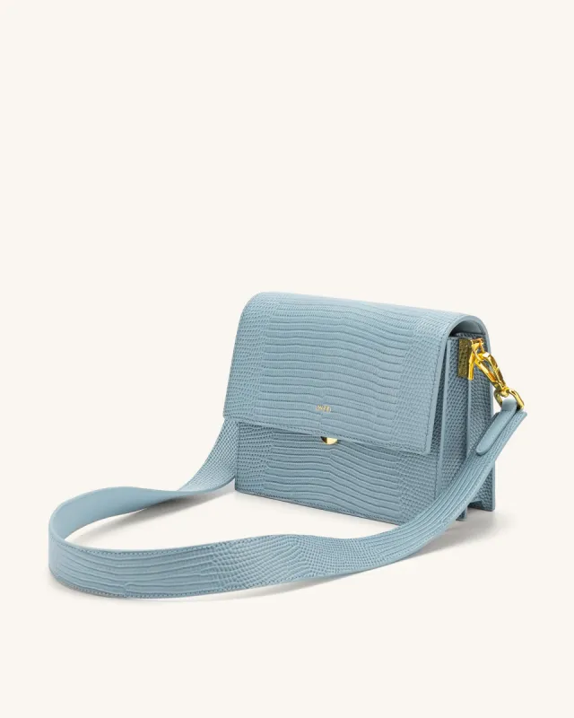 Mini Flap Crossbody - Ice Lizard sold by JW PEI