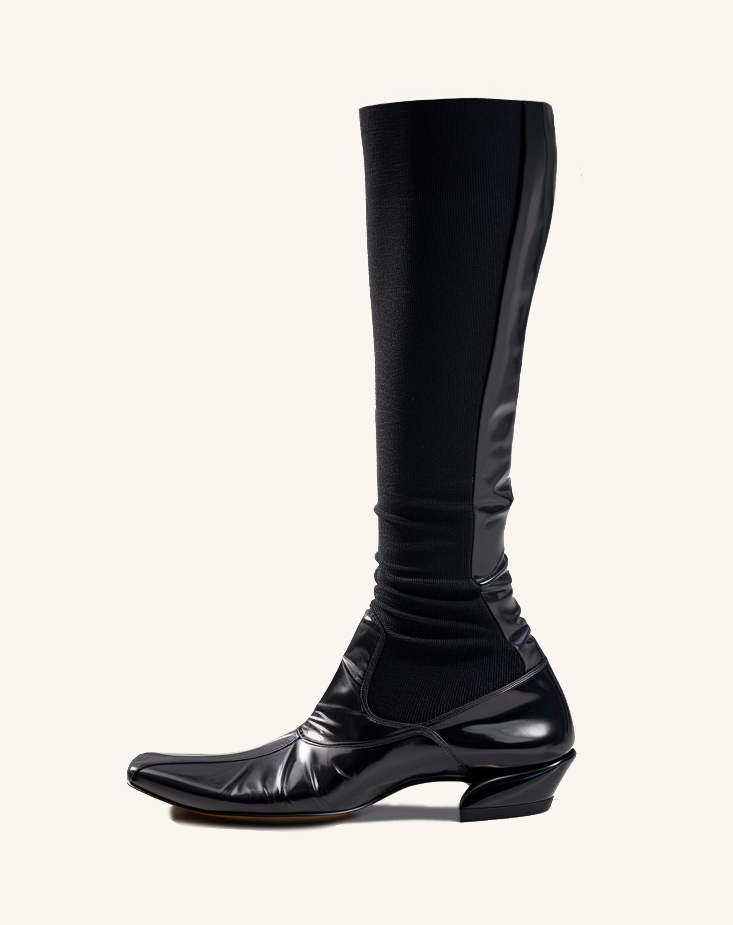 Norah Ballerina Boots - Black sold by JW PEI