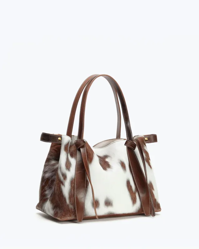 Lily Faux Horsehair Bag - Brown sold by JW PEI
