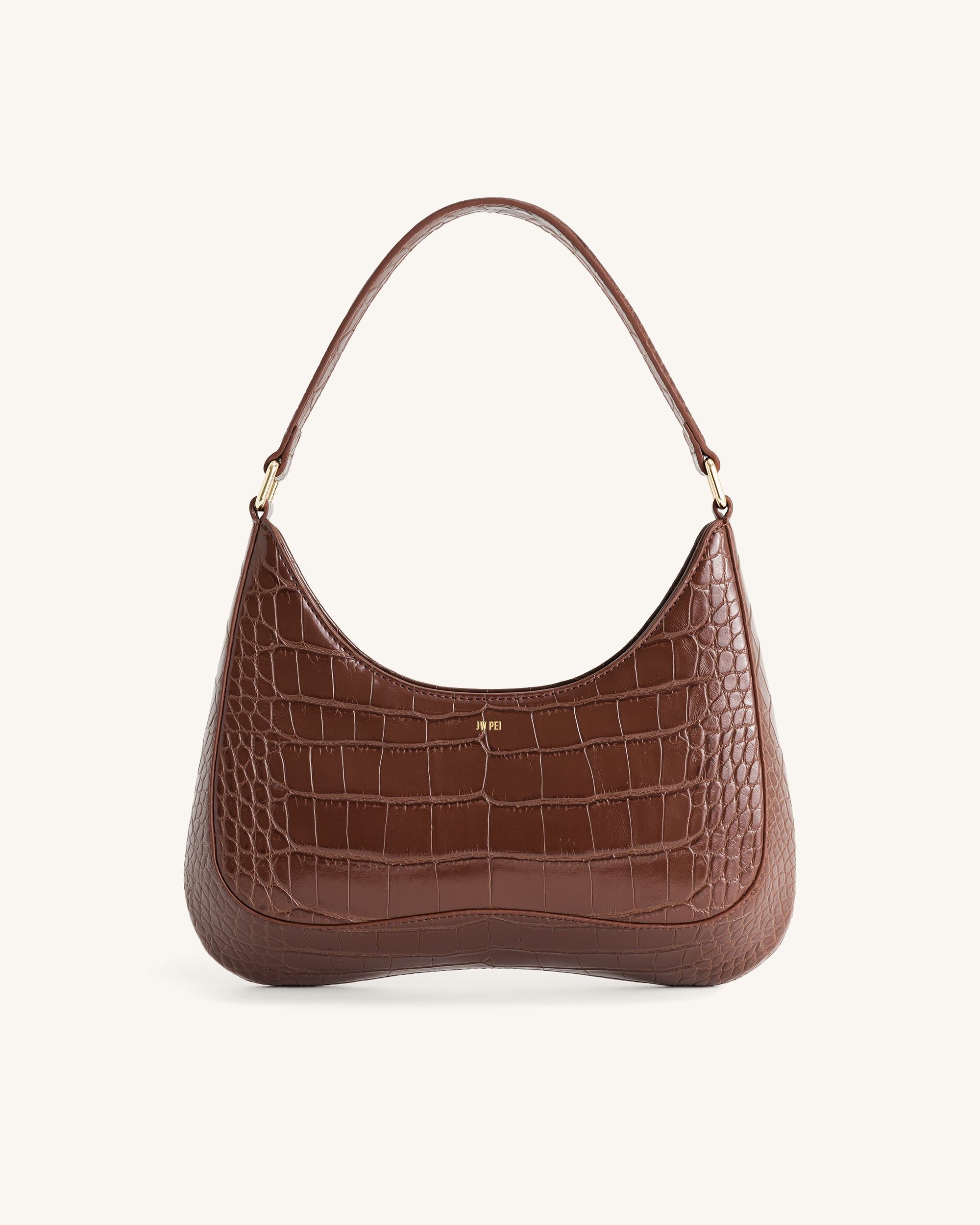 Ruby Shoulder Bag - Umber Croc sold by JW PEI
