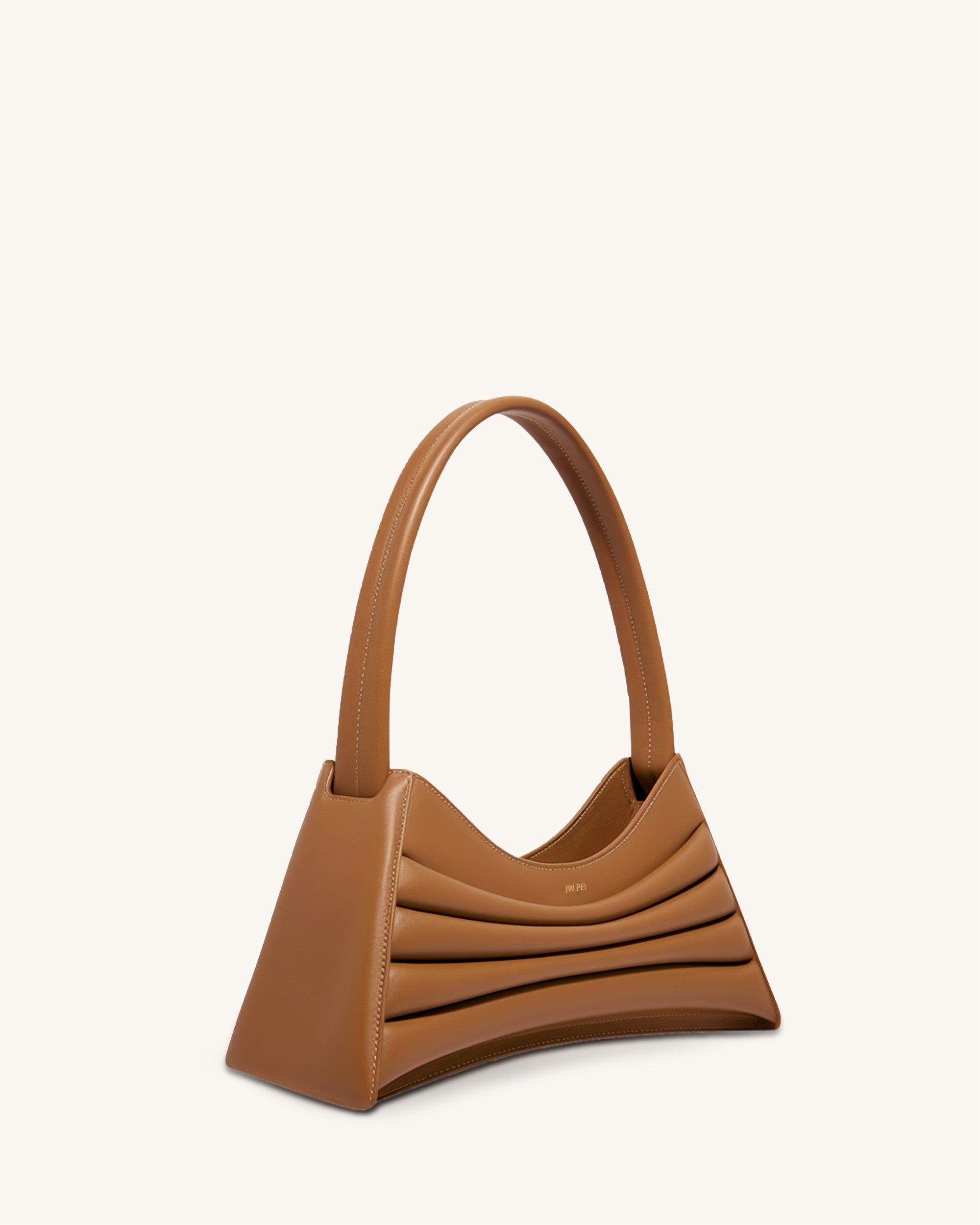 Alaina Padded Shoulder Bag - Brown sold by JW PEI
