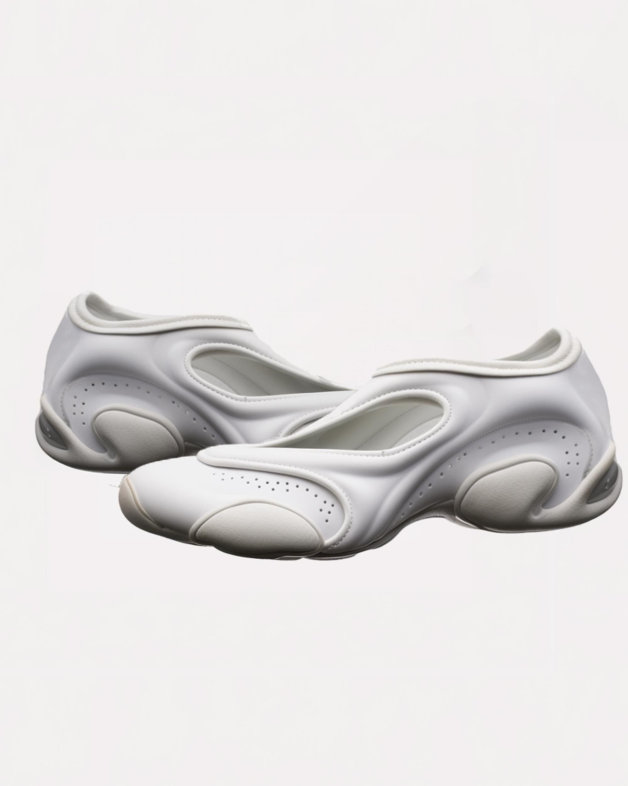 Cut-out Ballerina Sneakers - White sold by JW PEI