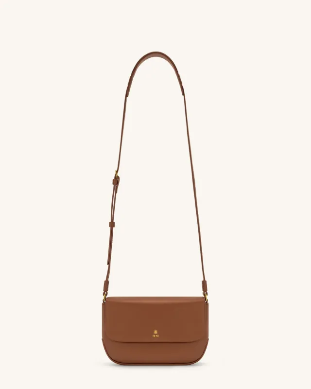 Debby Flap Crossbody  Bag - Brown sold by JW PEI