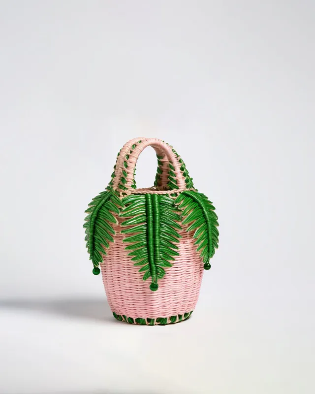 Heart Shaped Woven Bag - Red and Blue sold by JW PEI
