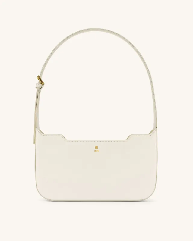 Millie Shoulder Bag - White sold by JW PEI